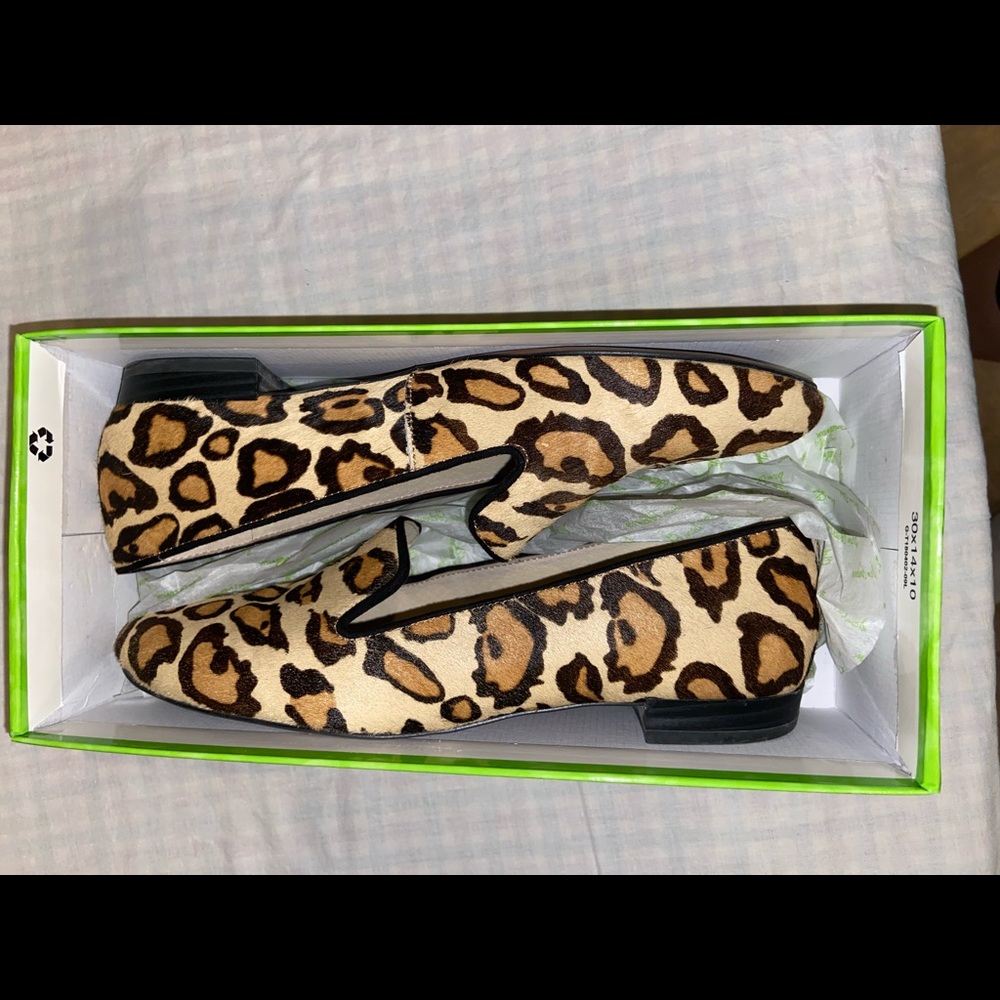 Sz 8.5M Sam Edelman leopard print flats